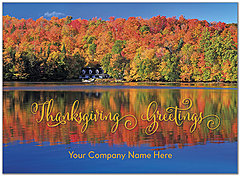 Select a verse or write your own. Thanksgiving Reflections Name Card D8112U-4B